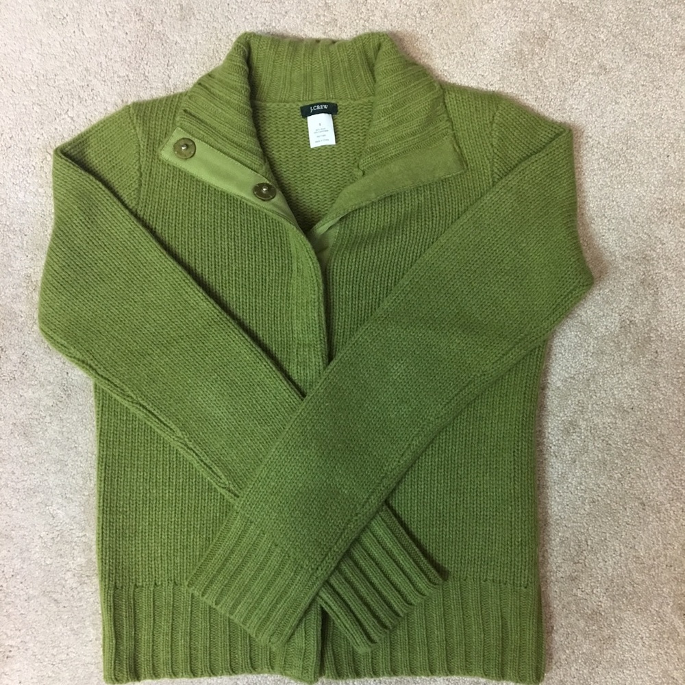 Jcrew button up cardigan sweater